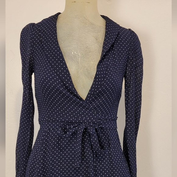 Reformation blue polka dot dress - Picture 3 of 7